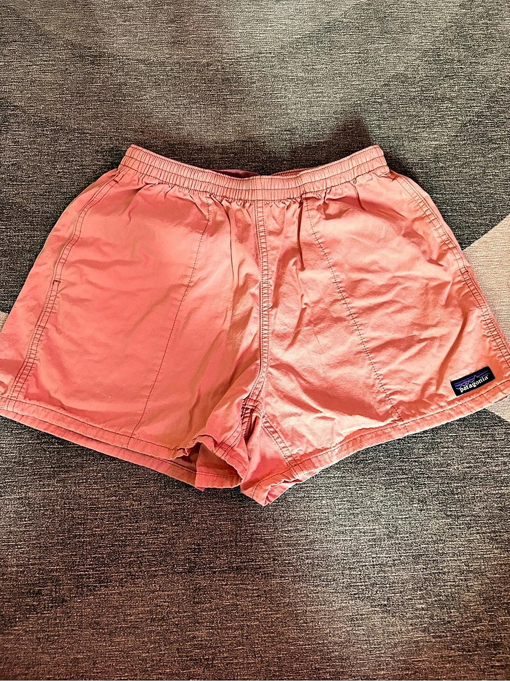 Patagonia Athletic Shorts in Pink Size Small